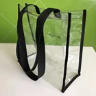 Factory Custom high quality Clear PVC tote bag
