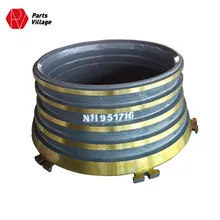 Me-tso cone crusher spare parts GP HP series Crusher Bowl Liner for HP200 HP300 HP550 HP400