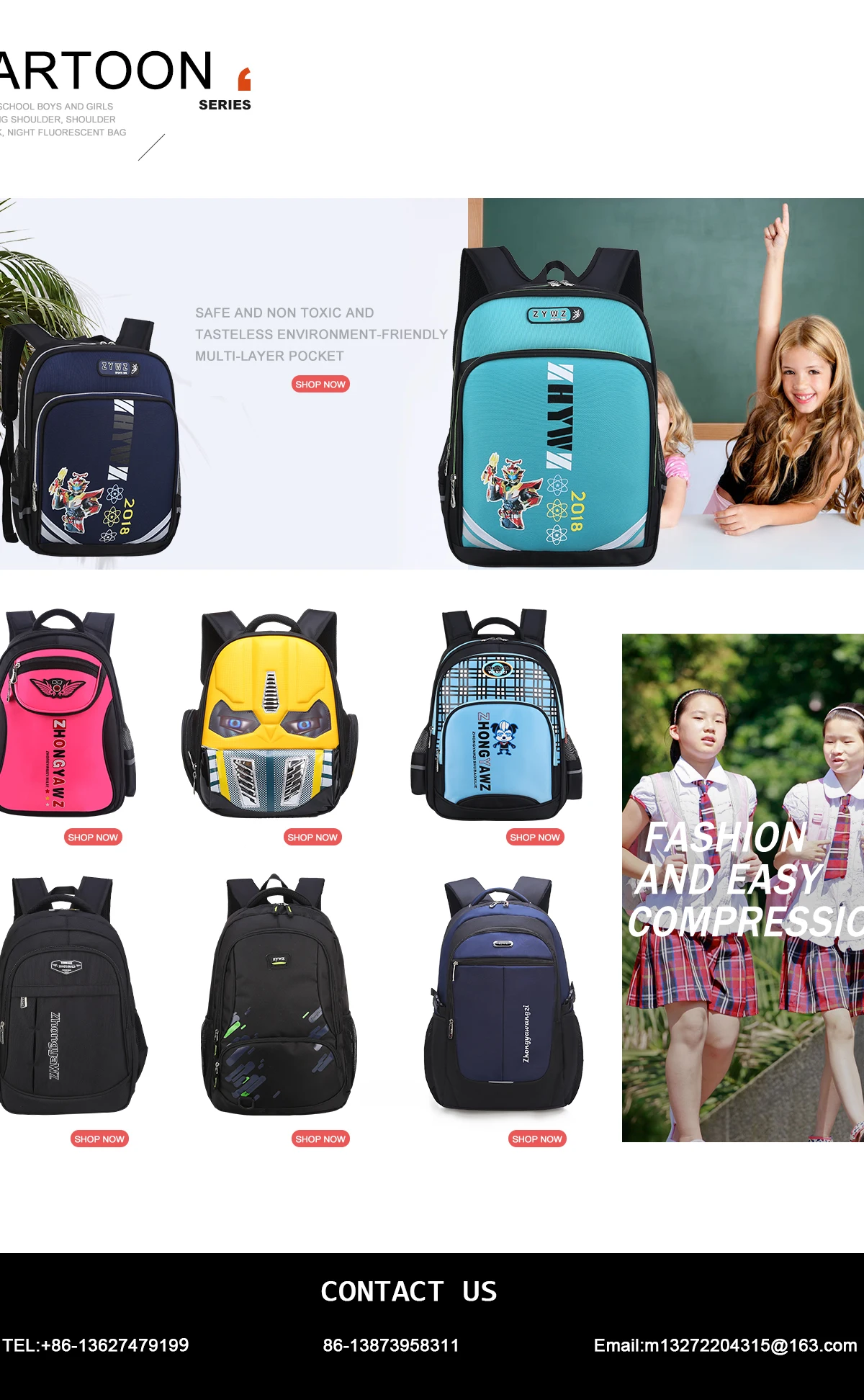 popular school bags 2018