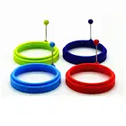 Benhaida Cute 4 Pack Silicone Round Fried Egg Ring