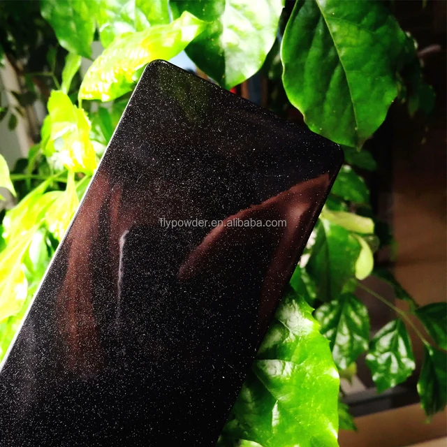 glossyblack,blackpink glossy black silver shine polyester type powder coating
