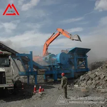 china stone crushing plant stone 100 tph crawler rock crusher for crushing construction waste