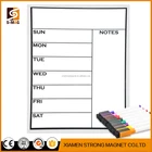 monthly calendar fridge magnet 17" x 11" 0.5 mm thick Magnetic Whiteboard Dry Erase Sheet