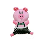 Cartoon custom shaped Pink Pig Cute Plush Doll Toy Baby Animal Pillow