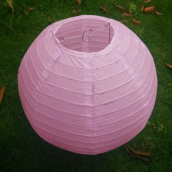 paper lampion pink