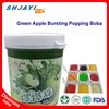 Taiwan Hot Topping Green Apple Flavor Bursting Fruit Juice Ball Popping Boba