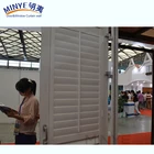UPVC window pvc louver adjusted shutter