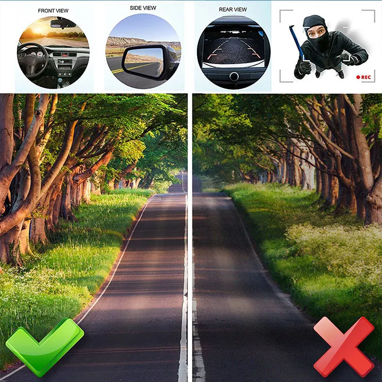 Waterproof HD 170 Degree Car Rear View Reversing Backup Camera