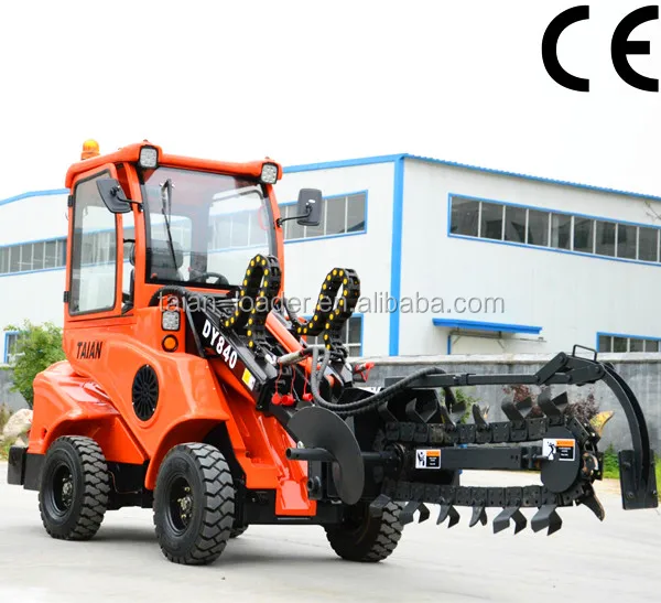 Small mower tractor DY840 mini garden front end loader tractor with telescopic boom