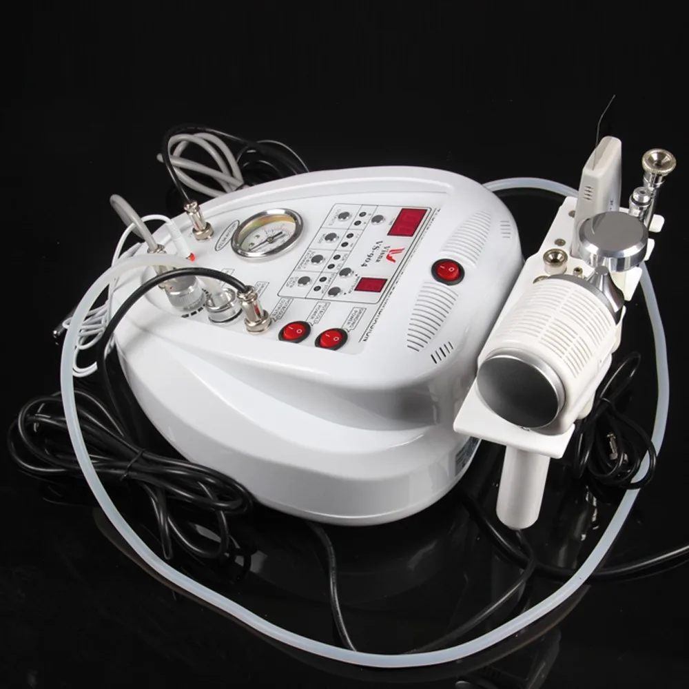 Diamond Microdermabrasion 4in1 Dermabrasion Skin Scrubber Cold &hot Hammer Spa beauty equipment