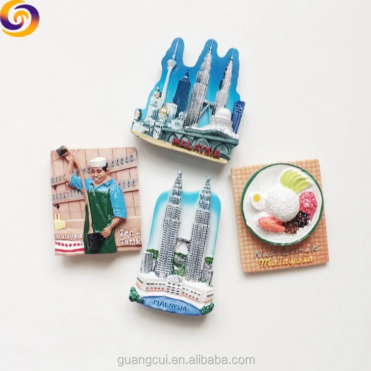 malaysia tourist fridge magnet wholesale, magnet suppliers