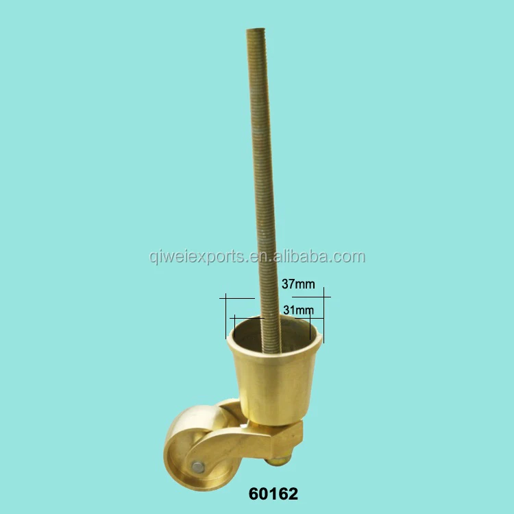 60162 long screw threaded caster wheel