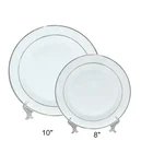 Sublimation Ceramic White Blank Plate 10" heat Transfer printing