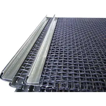 Crusher Woven Wire Mesh Screen/Lock Crimped Vibrating Woven Wire Screen/Stainless Steel Crimped Wire Mesh