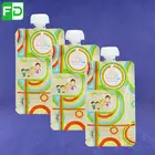 Professional Clear Spout Top Plastic Pouch Bag For Liquid