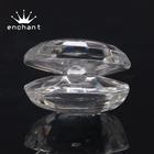 Hot elegant crystal crafts shell shape shell of wedding decoration