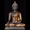 large antique sitting bronze thai buddha statue for sale