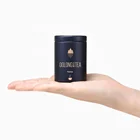 Black Tea Box Tea Box Tin Metal Matcha Black Tea Packaging Box Round Custom Cans Tea Tin