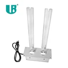 GFSD18W double light disinfection uvc germicidal lamp for hospital air duct uv air purifier