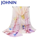 Adult cheap polyester chiffon fashionable scarf