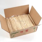 20cm long disposable grill needle bbq bamboo stick, one-off round sticks for meat, food or party
