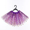Crazy Baby Girls Purple Foil Dot Tutu Girls Purple Ballet Tutu Skirt