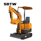 factory 0.8 ton 1 ton mini excavator 1 ton with cheap prices for sale