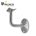 Wall mounting handrail metal brackets for wood