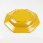 Lowest Price 6 Person Gold Melamine Plastic Dinner Ware Set