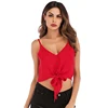 Summer New Listing Single-Breasted Sleeveless Sling Women Crop Top Sexy