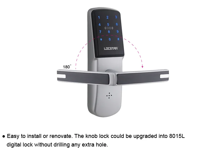 LS-8015L new keyless digital code card door lock .png