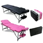 Lightweight Portable Folding Massage Table Beauty Salon Tattoo Therapy Couch Bed with Free Cover and Carrier Bag