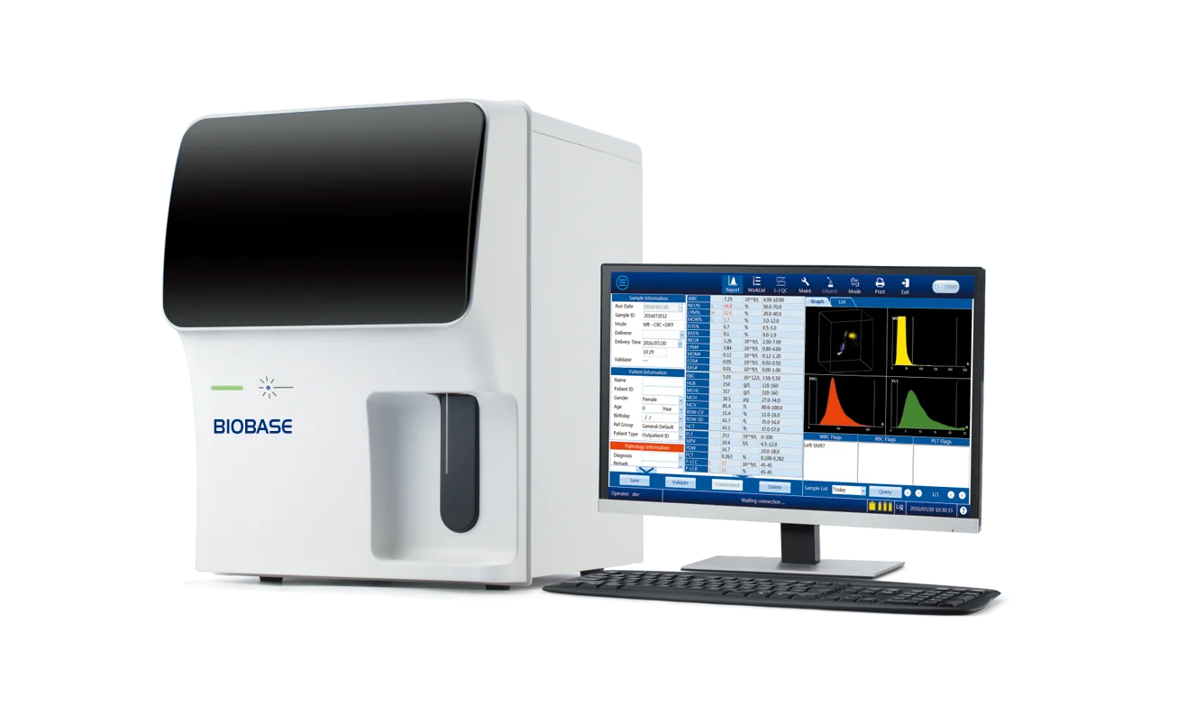 Biobase Laboratory Automated 5 Part Hematology Analyzer Bk6310 Buy