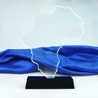 Crystal World Trophy Engraved Custom Engraved World Map Crystal Trophy Blank Glass Award