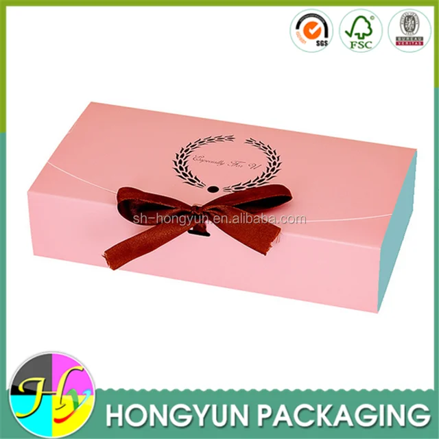 china gift box with satin ribbon