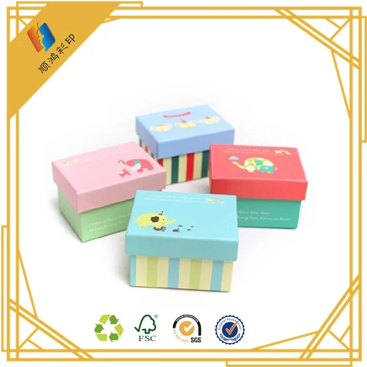 mini gift box packaging box with paper with your
