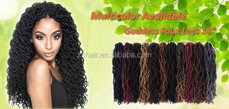 product name: faux locks crochet 14" 18" synthetic faux locs