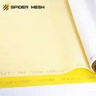 high tension white yellow 110 / 280 - 40 monofilament polyester silk screen printing mesh for PCB