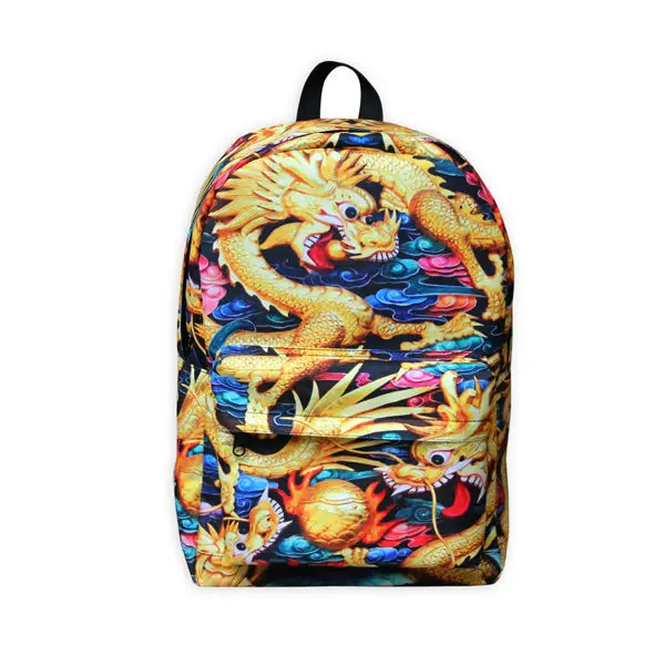 Bigcar Custom Print Dragon Backpack,Custom Made Backpacks,Suitable For