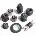 Rubber metal sleeve suspension bushing for shock absorber