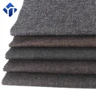 Pain organic poly wool cotton knitting fabric for man suit