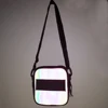 2019 Men Small Sling Bag Reflective Fabric Nylon Shoulder Bag