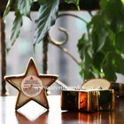 Aromatherapy Star Shaped Ceramic Scented Candle For Xmas Gift