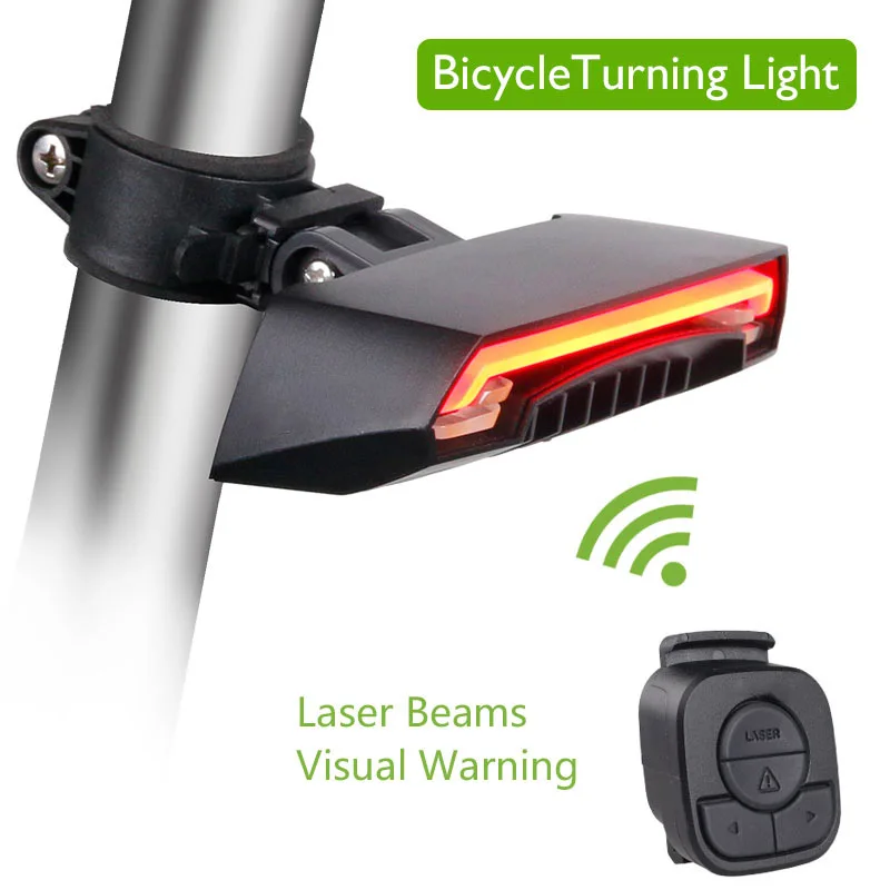 Cmeilan-X5-Smart-Rear-Bicycle-Light-Bike-Lamp-Laser-LED-USB-Rechargeable-Wireless-Remote-Turning-Control