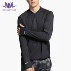 custom back zip pocket running top wholesale latest shirt designs for men
