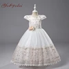 4-12 year Old Kid Girl Evening Flower Ball Gown Dress For Teenager