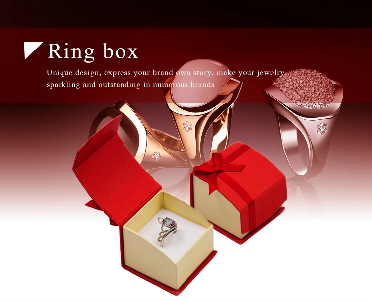 wholesale custom logo jewelry box packaging gift