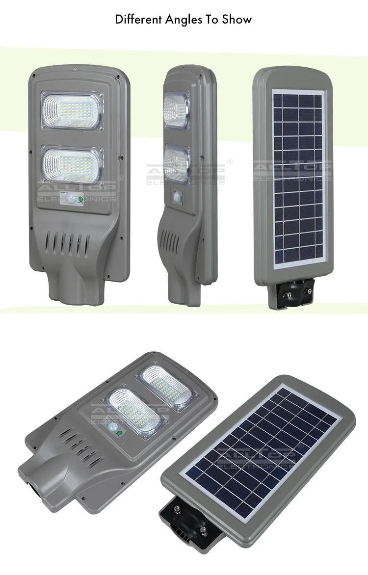 High quality ip65 waterproof outdoor 45w 90w 100ww all in one led solar streetlights