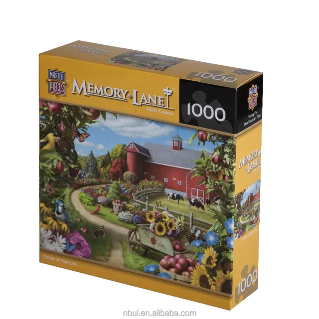 Ningbo factory manufacture the best seller fashional paper puzzle and games