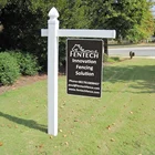 Estate Plastic Sign Post No Digging Decorative Cheap White Pvc Vinyl Plastic Real Estate Sign Post